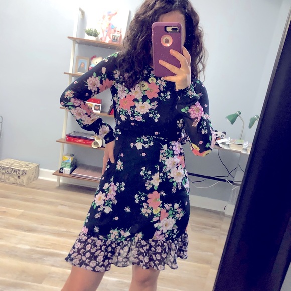 H&M Floral Long Sleeve Dress - Picture 5 of 5